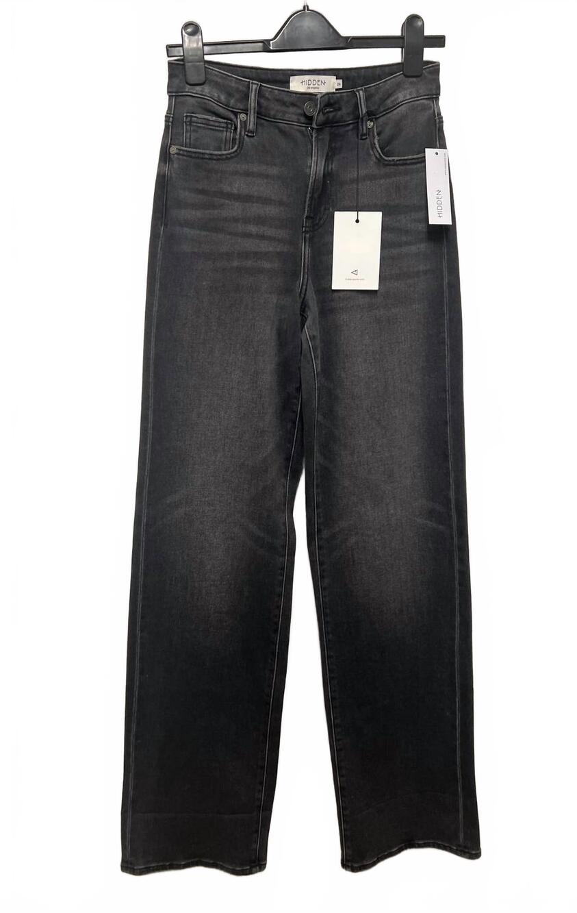NEW HIDDEN women's logan jean in dark grey